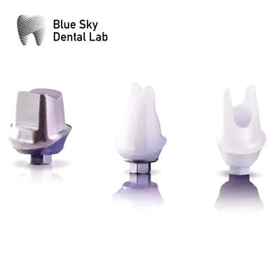 kaufen angepasste Zirkonia-Abbutment mit Titan-Basis Blau-Himmel-Implantat online manufacture